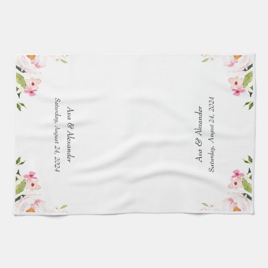 bruiloft theedoek (Horizontaal)