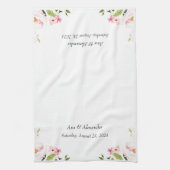 bruiloft theedoek (Verticaal)