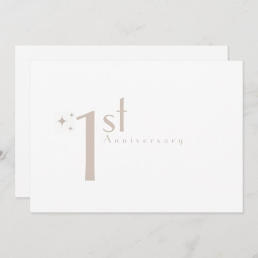 Bruiloft Tijd Capsule Custom Jubileum Kaarten (Voorkant / Achterkant)