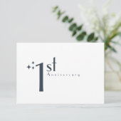 Bruiloft Tijd Capsule Jubileum Kaart / Enveloppen (Staand voorkant)