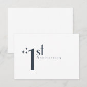 Bruiloft Tijd Capsule Jubileum Kaart / Enveloppen (Voorkant / Achterkant)