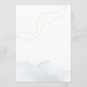 Bruiloft Tijdlijn Moderne Iconen en Route Programmakaart (Achterkant)