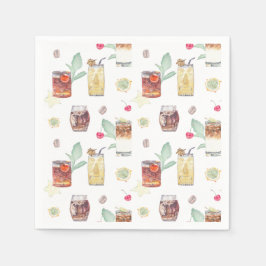 Bruiloft Tiki Bar Cocktail servetten