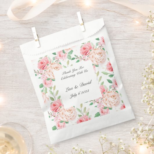 Bruiloft Treat Favor Bag Bedankzakje (Geknipt)
