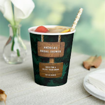 Bruiloft Tuin Bladeren & Houten Hangend Design