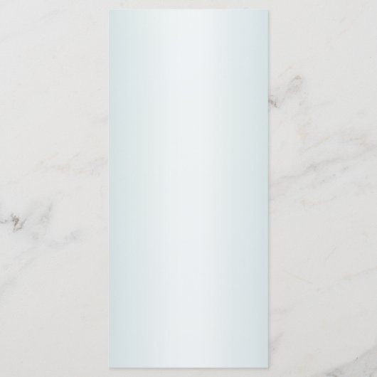 Bruiloft Turquoise witte bloem gouden bladeren Menu (Achterkant)