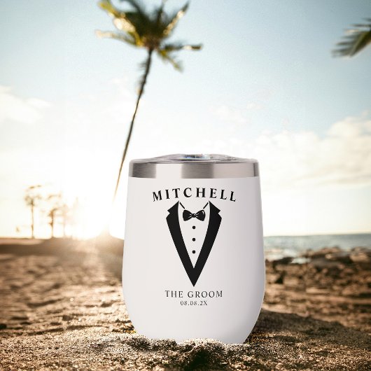 Bruiloft Tuxedo gepersonaliseerde de bruidegom