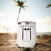 Bruiloft Tuxedo Suspenders Bow Stropdas Beste Man