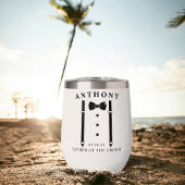 Bruiloft Tuxedo Suspenders Stropdas Vader van de b