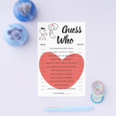 Bruiloft Tvergelegenheid Koppel Shower Spelkaart Flyer (Enkel)