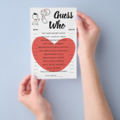 Bruiloft Tvergelegenheid Koppel Shower Spelkaart Flyer (Hand)