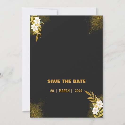 BRUILOFT UITNODIGING  (Achterkant)