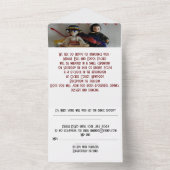 Bruiloft uitnodiging alles in één (Binnen)