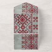 Bruiloft uitnodiging alles in één (Buitenkant)