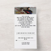 Bruiloft uitnodiging alles in één (Binnen)