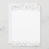 Bruiloft uitnodiging, bruiloft Briefpapier, hart Kaart (Achterkant)