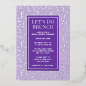 Bruiloft Uitnodiging Brunch Cadeau-a Shower Aangep (Voorkant)