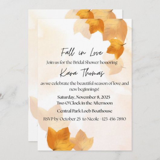 Bruiloft uitnodiging "Echt Verliefd" (Voorkant / Achterkant)