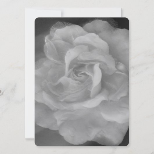 BRUILOFT UITNODIGING Flat Kaart MOOIE ROOS STIJL (Voorkant)