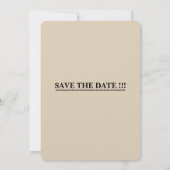 " BRUILOFT UITNODIGING KAART " (Achterkant)