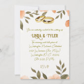 "BRUILOFT UITNODIGING" KAART (Voorkant)