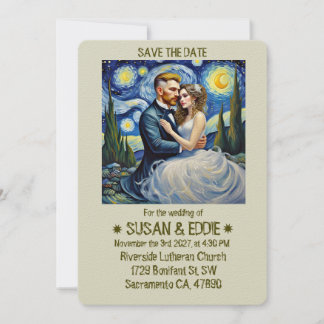 "BRUILOFT UITNODIGING" KAART