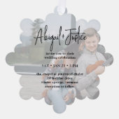 Bruiloft Uitnodiging Kerst Ornament Vakantie Kaart (Voorkant)