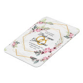 bruiloft uitnodiging magneet (Linkerzijde)