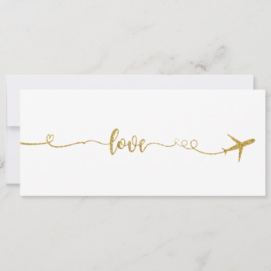 Bruiloft uitnodiging, Paris bruiloft uitnodigen, l Kaart (Achterkant)