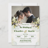 Bruiloft Uitnodiging Personaliseer ontwerp (Voorkant)