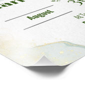 Bruiloft Uitnodiging Personaliseer ontwerp Foto Afdruk (Hoek)