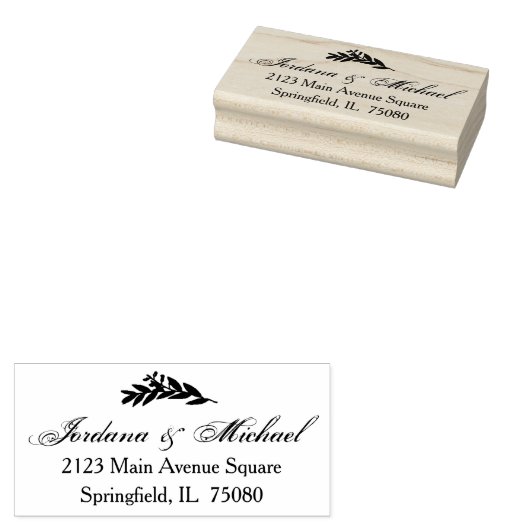 Bruiloft Uitnodiging Rubber Stempel *Bella Giornat (Gestempeld)