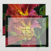 bruiloft, uitnodiging van de ouders van bride (Voorkant / Achterkant)