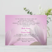 bruiloft, uitnodiging van de ouders van bride (Staand voorkant)