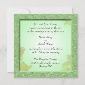 bruiloft, uitnodiging van Groom's ouders (Voorkant)