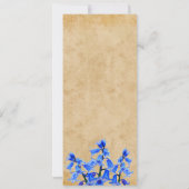 Bruiloft uitnodiging voor een 'Rustic Beer Bottle  (Achterkant)