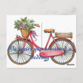 Bruiloft uitnodiging voor goede nacht. (Achterkant)