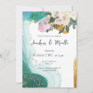 bruiloft uitnodiging zazzle