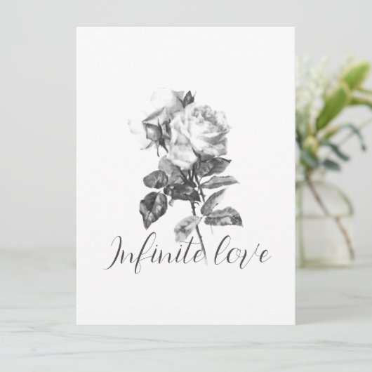 BRUILOFT UITNODIGINGEN Flat Kaart ART & DESIGN STI (Staand voorkant)