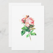 BRUILOFT UITNODIGINGEN Flat Kaart ART & DESIGN STI (Voorkant / Achterkant)