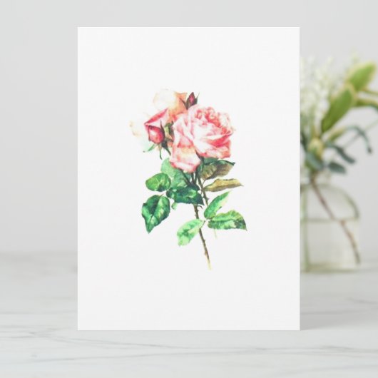 BRUILOFT UITNODIGINGEN Flat Kaart ART & DESIGN STI (Staand voorkant)