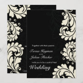 BRUILOFT UITNODIGINGEN:: gedurfde bloei 15P Kaart (Voorkant / Achterkant)