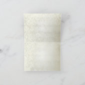 Bruiloft uitnodigingen met vintage pauwenkooi (Binnen)