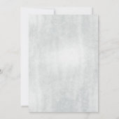 Bruiloft uitnodigingen met zeepaarden & schelpen (Achterkant)