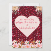 Bruiloft uitnodigingen Verwoording (Voorkant)