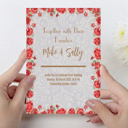 Bruiloft uitnodigingen Verwoording & uitnodigingen