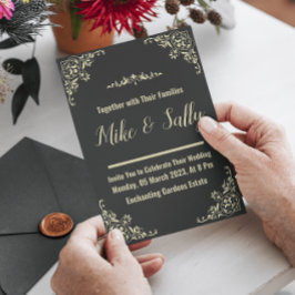 Bruiloft uitnodigingen Verwoording & uitnodigingen