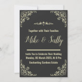 Bruiloft uitnodigingen Verwoording & uitnodigingen (Voorkant)