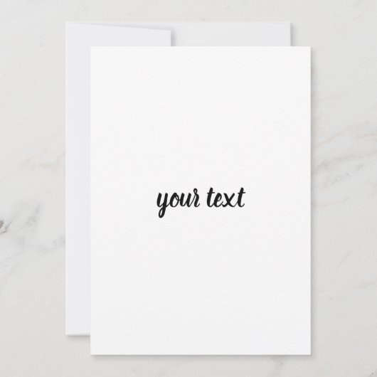 bruiloft uitnodigingskaart met zwart-wit opulence  kaart (Achterkant)