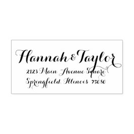 Bruiloft uitnodigingsstempel *Modern Classic* Zelfinktende Stempel